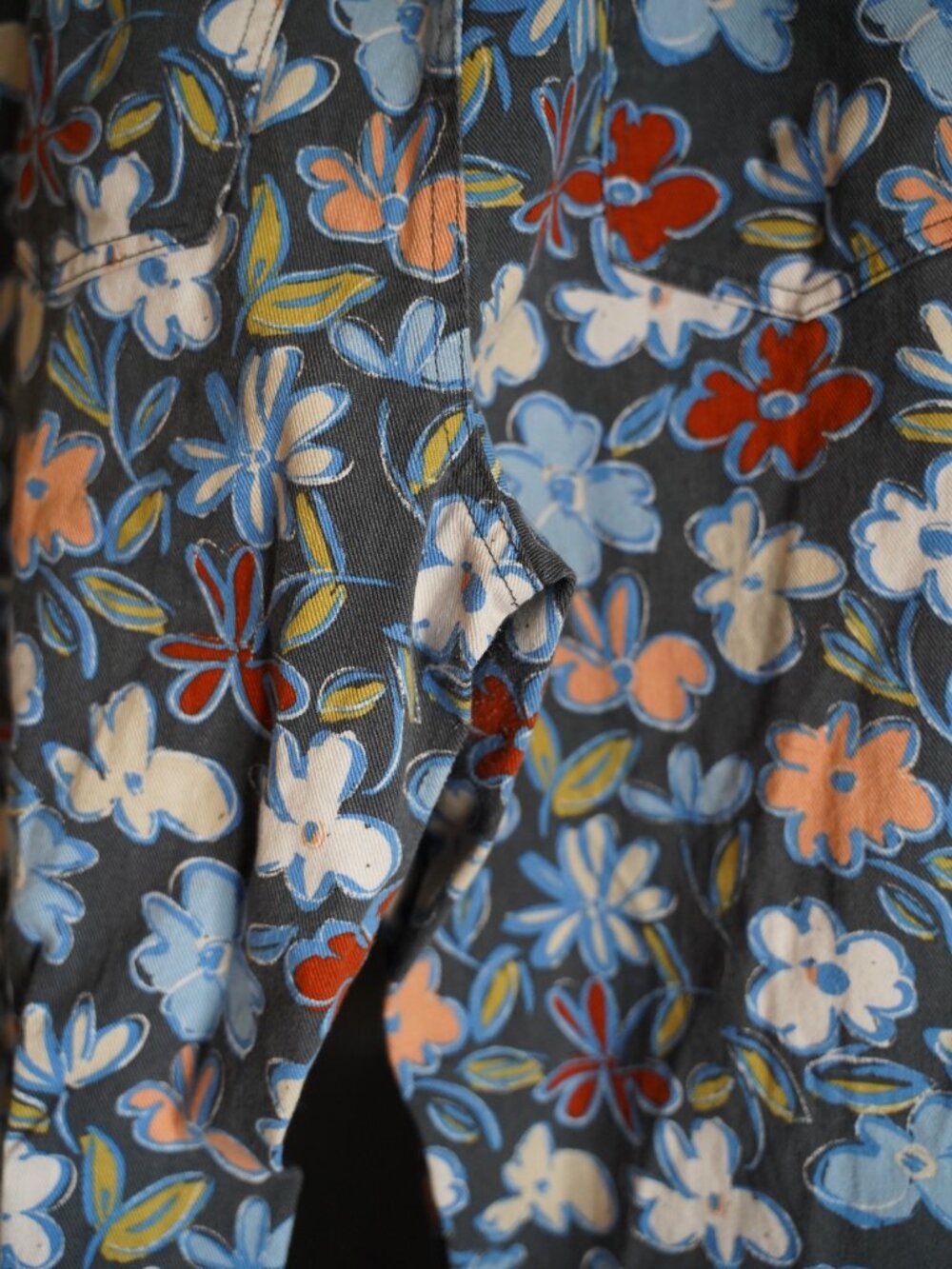 Originality Women’s Floral Print Pants 100% Cotton Multicolored - Picture 12 of 14